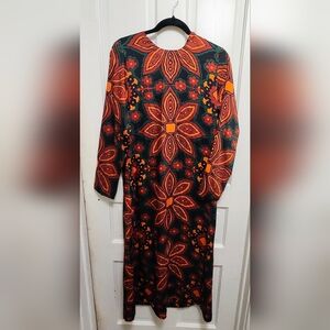 Zara Vintage Inspired Long Sleeve Dress